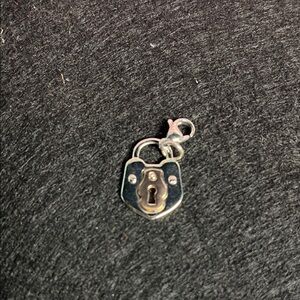 Origami Owl Silver and Gold Lock Charm